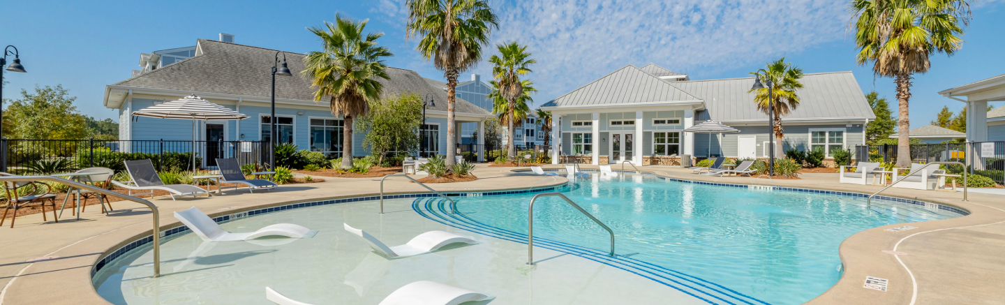 Pool scene