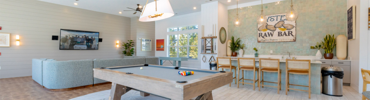Interior pool table