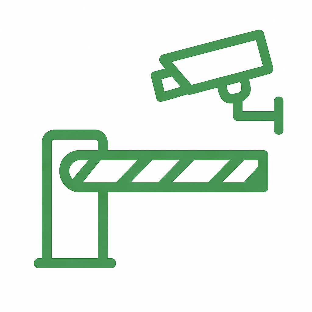 Boom Barriers & Surveillance Camera