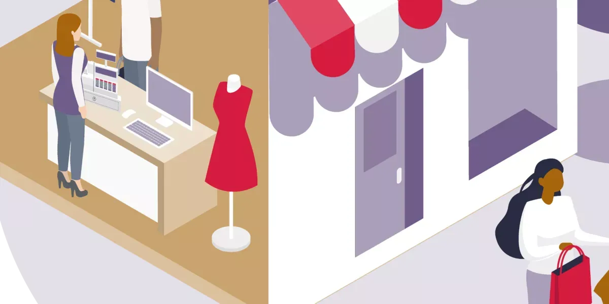 Illustration of store