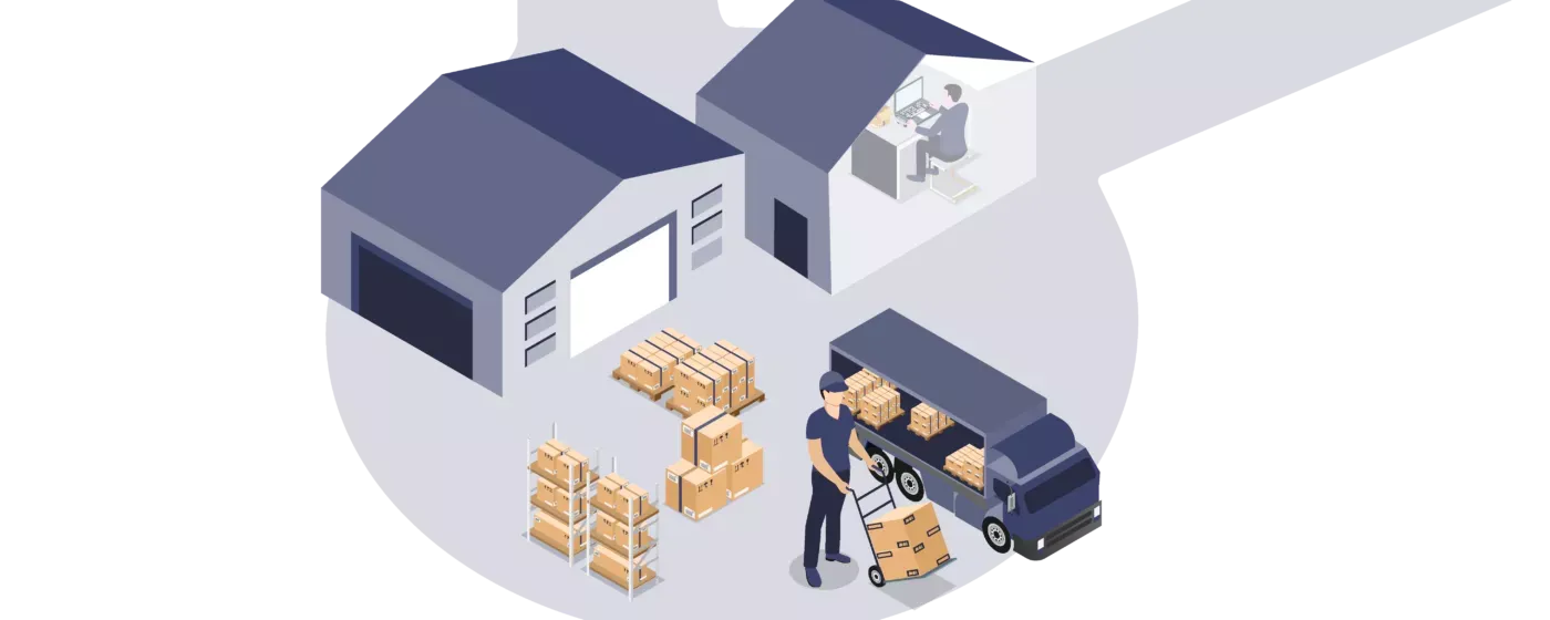 shipping illustration