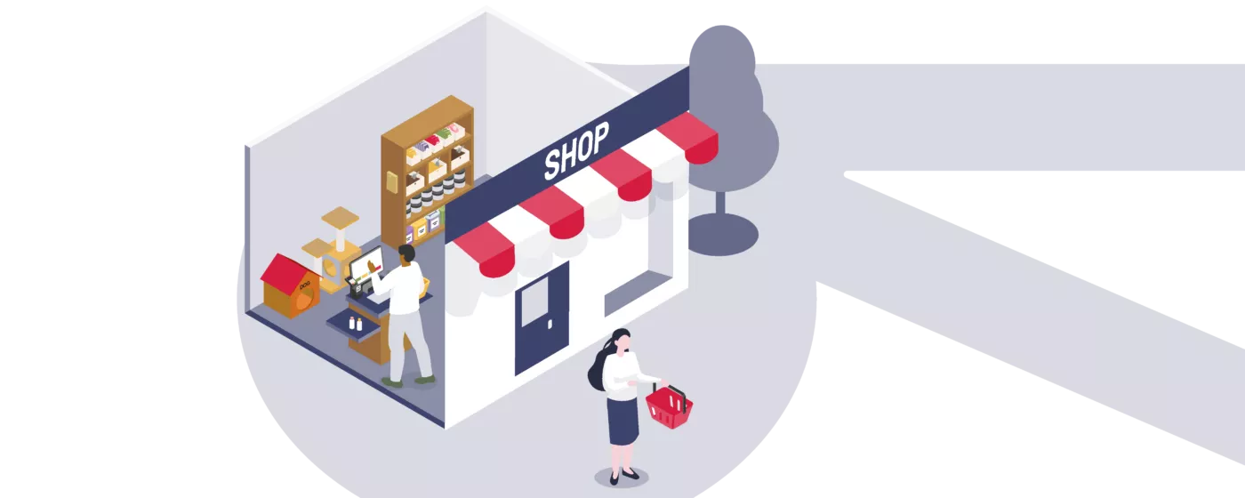 shop illustration