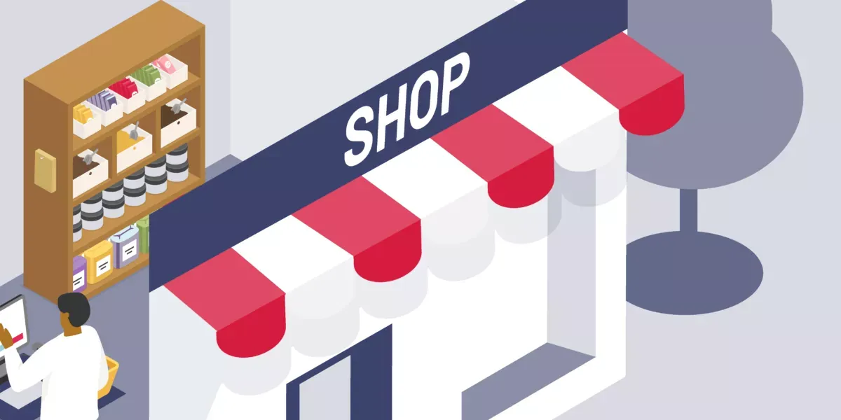 Shop illustration