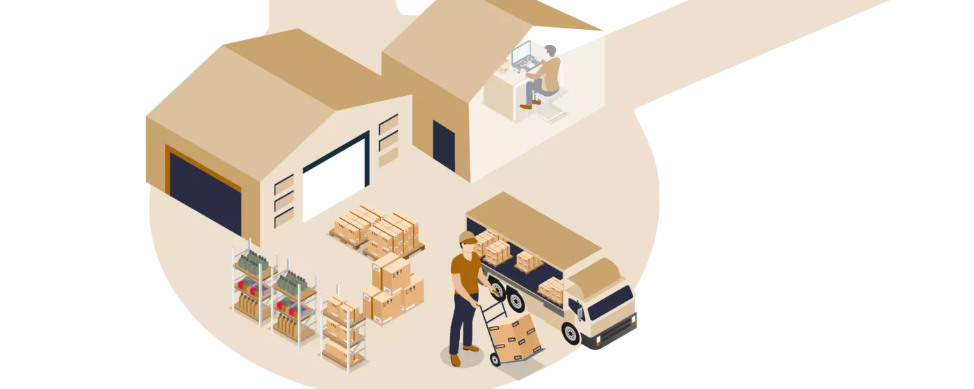 illustration lifestyle shipping