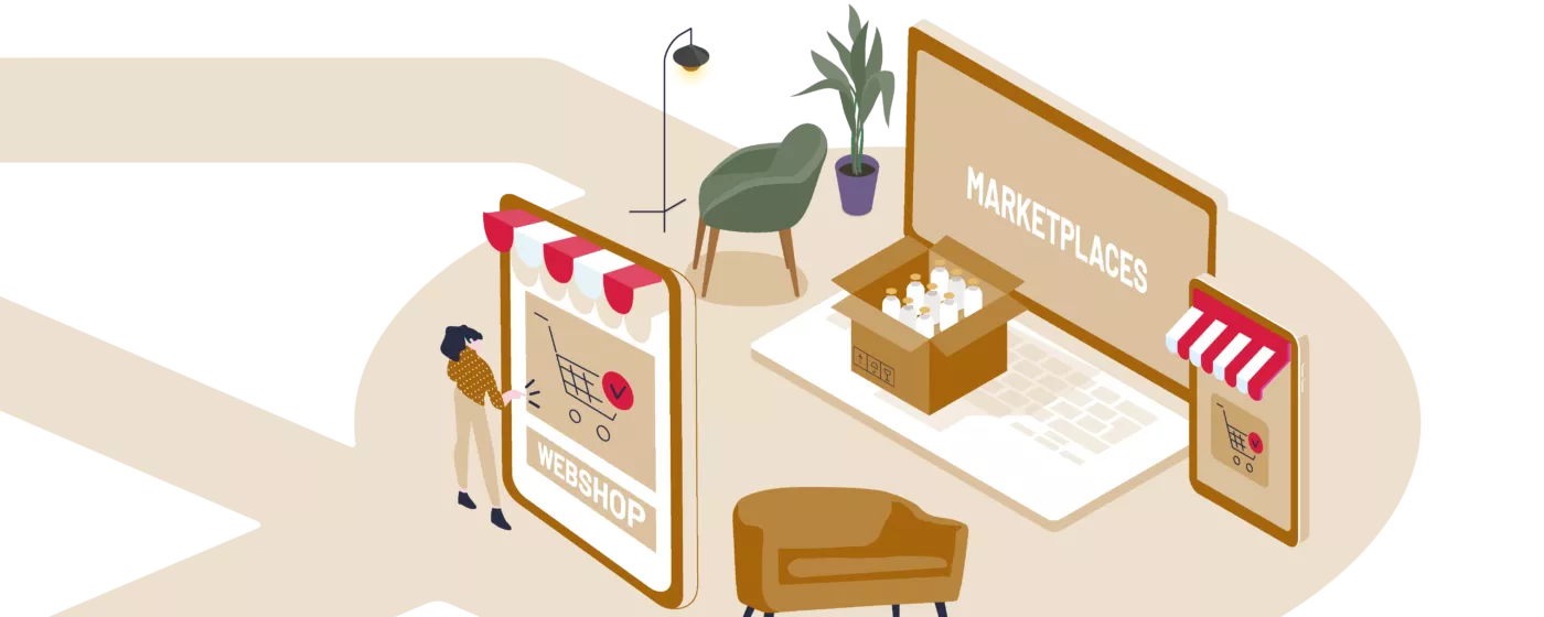 marketplaces illustration
