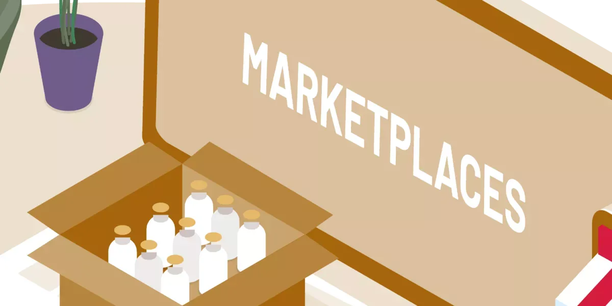 marketplaces illustration