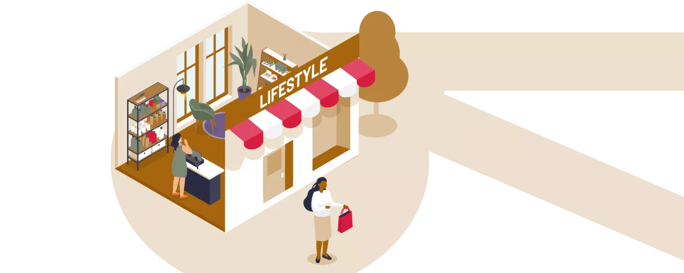 Lifestyle Store illustration