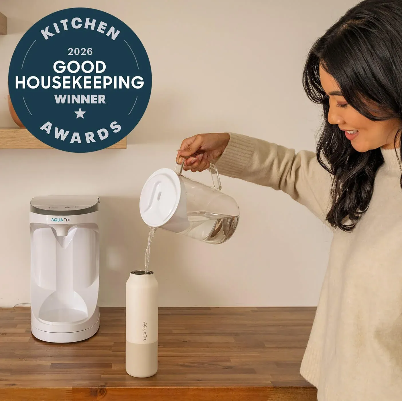 AquaTru countertop reverse osmosis water purifier