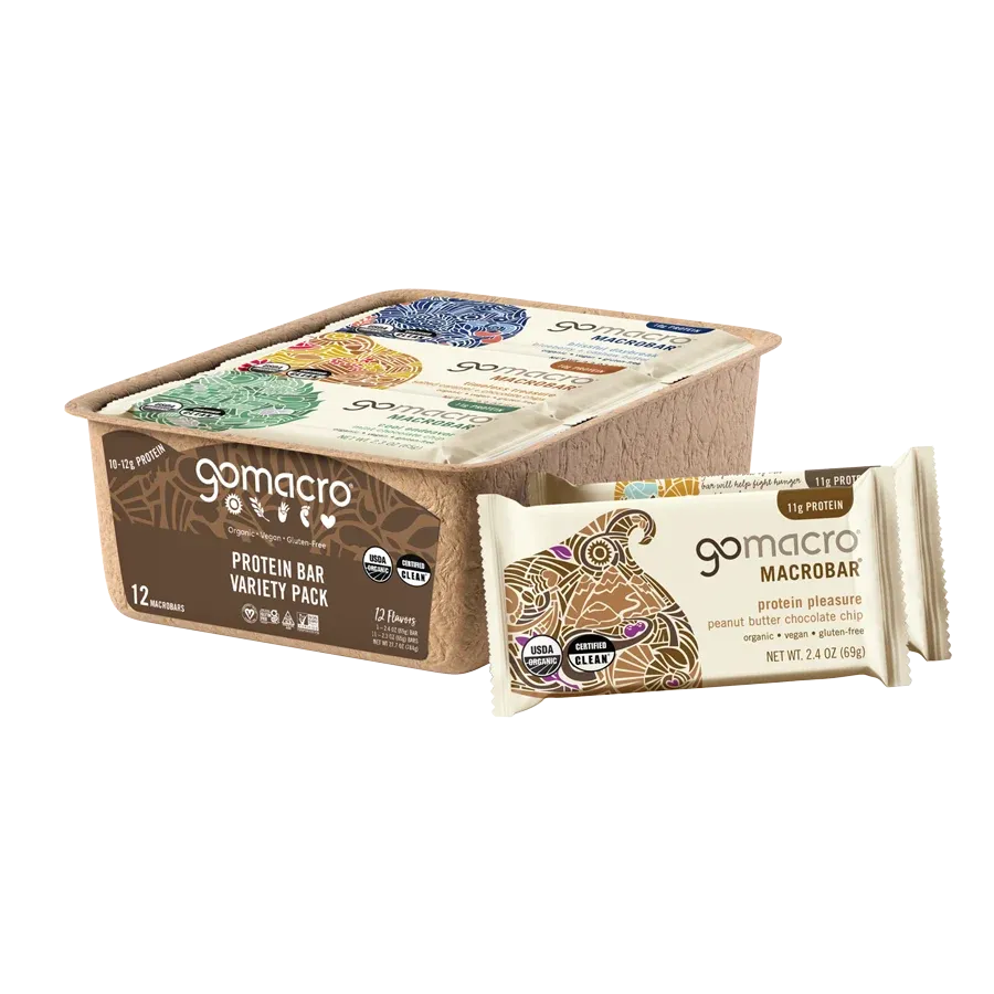 GoMacro MacroBar protein bars