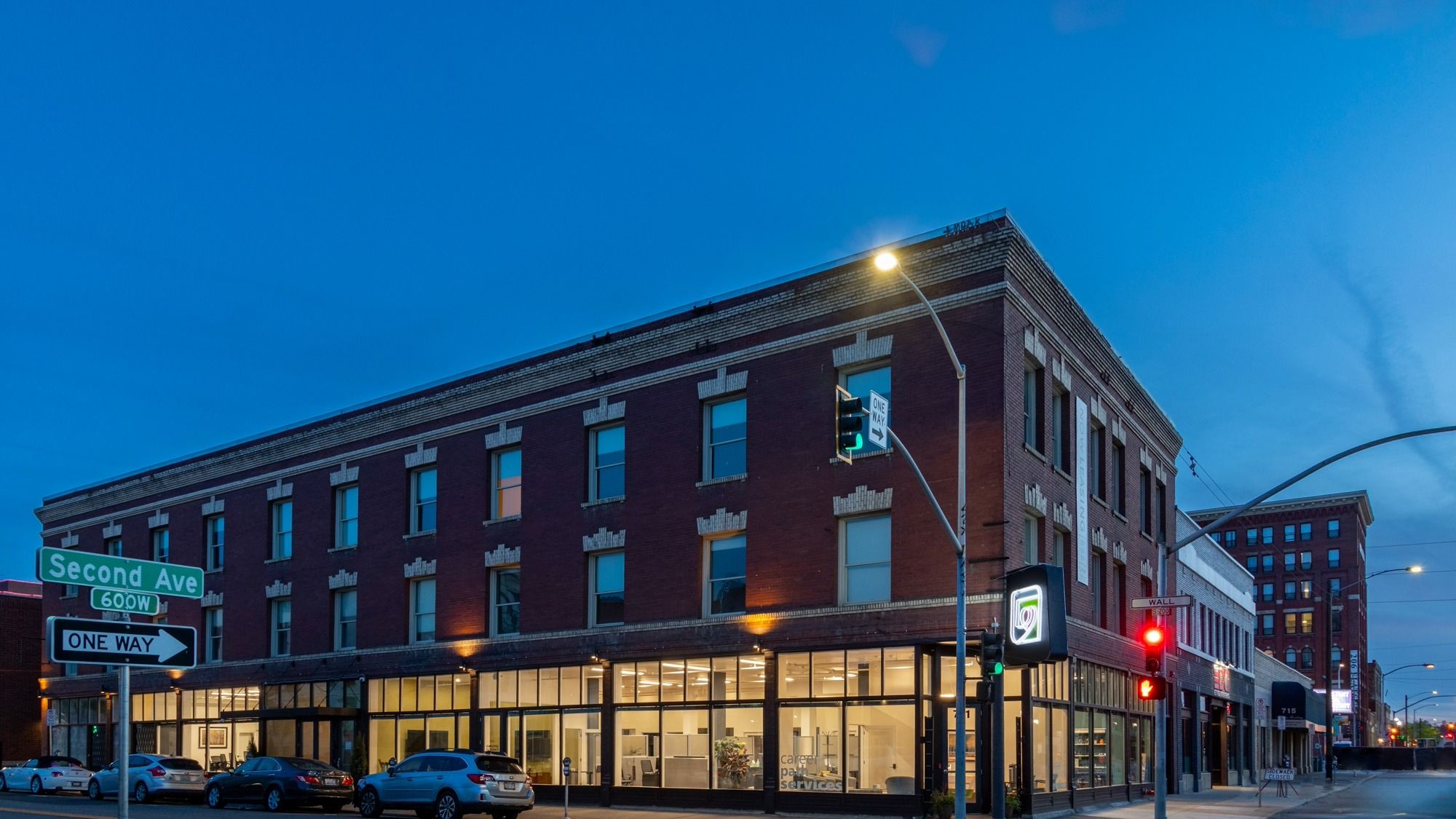 Image of the front of Career Path Services' headquarters in Spokane, WA.