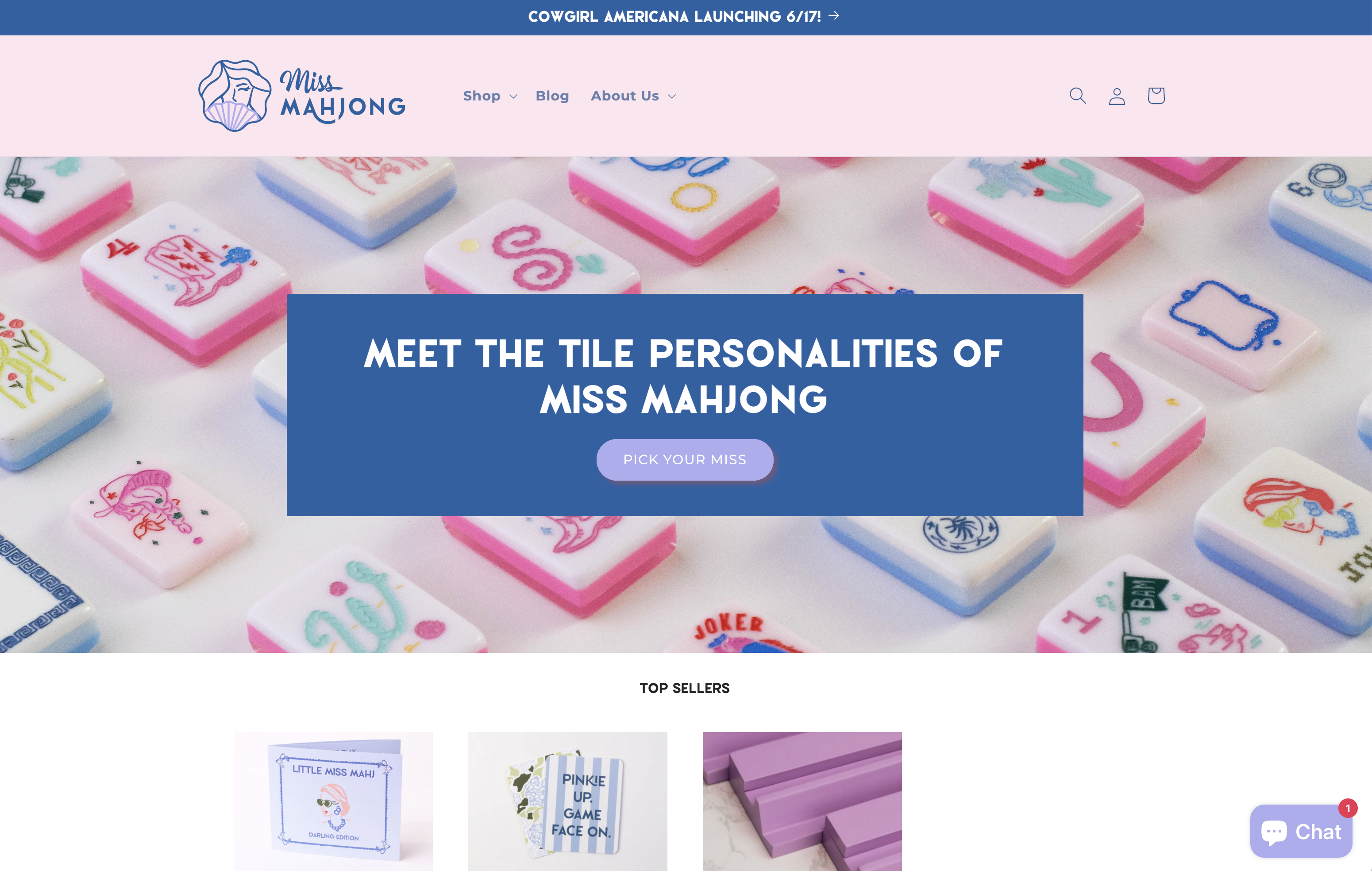 Mahjong Website Screenshot