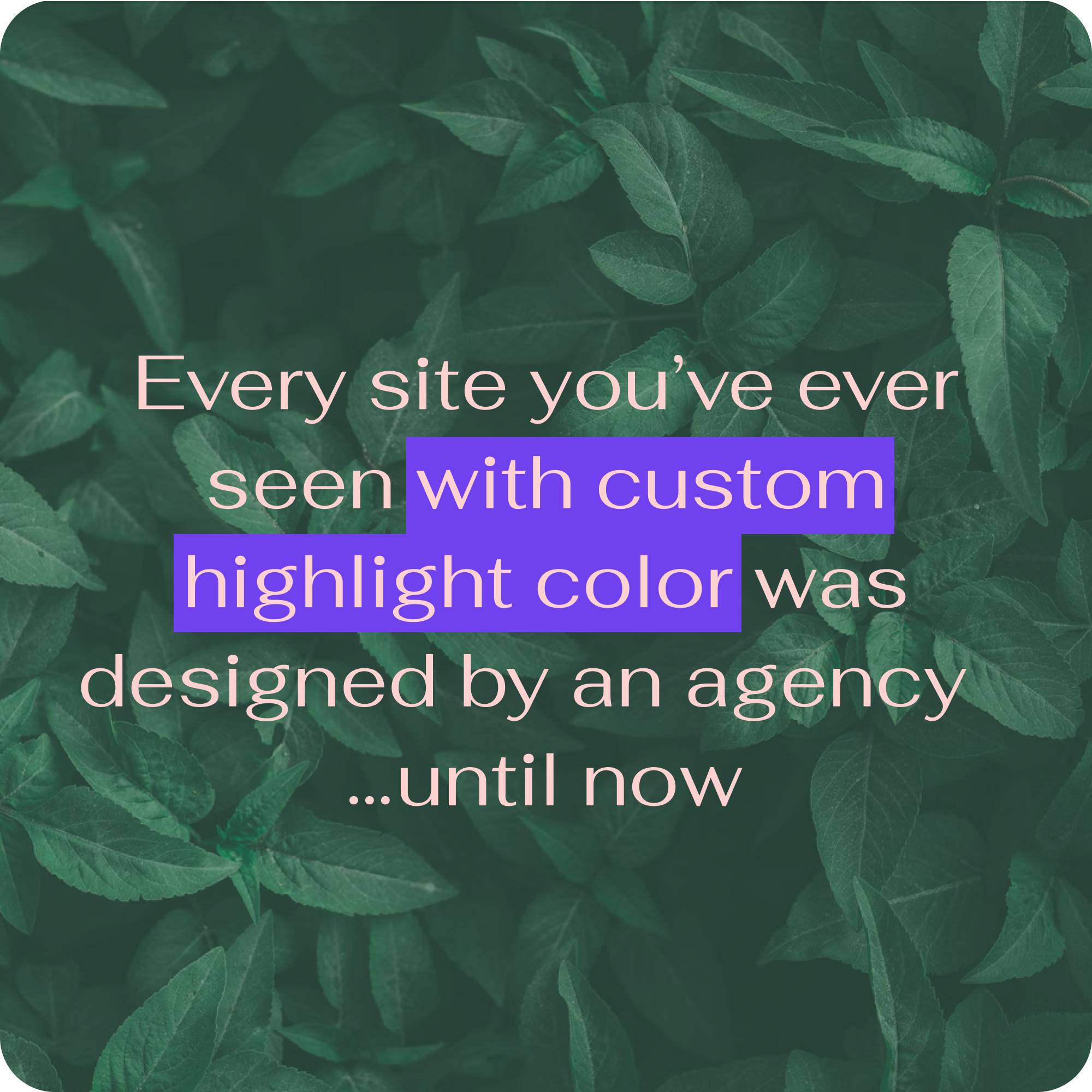 custom highlighter color displayed