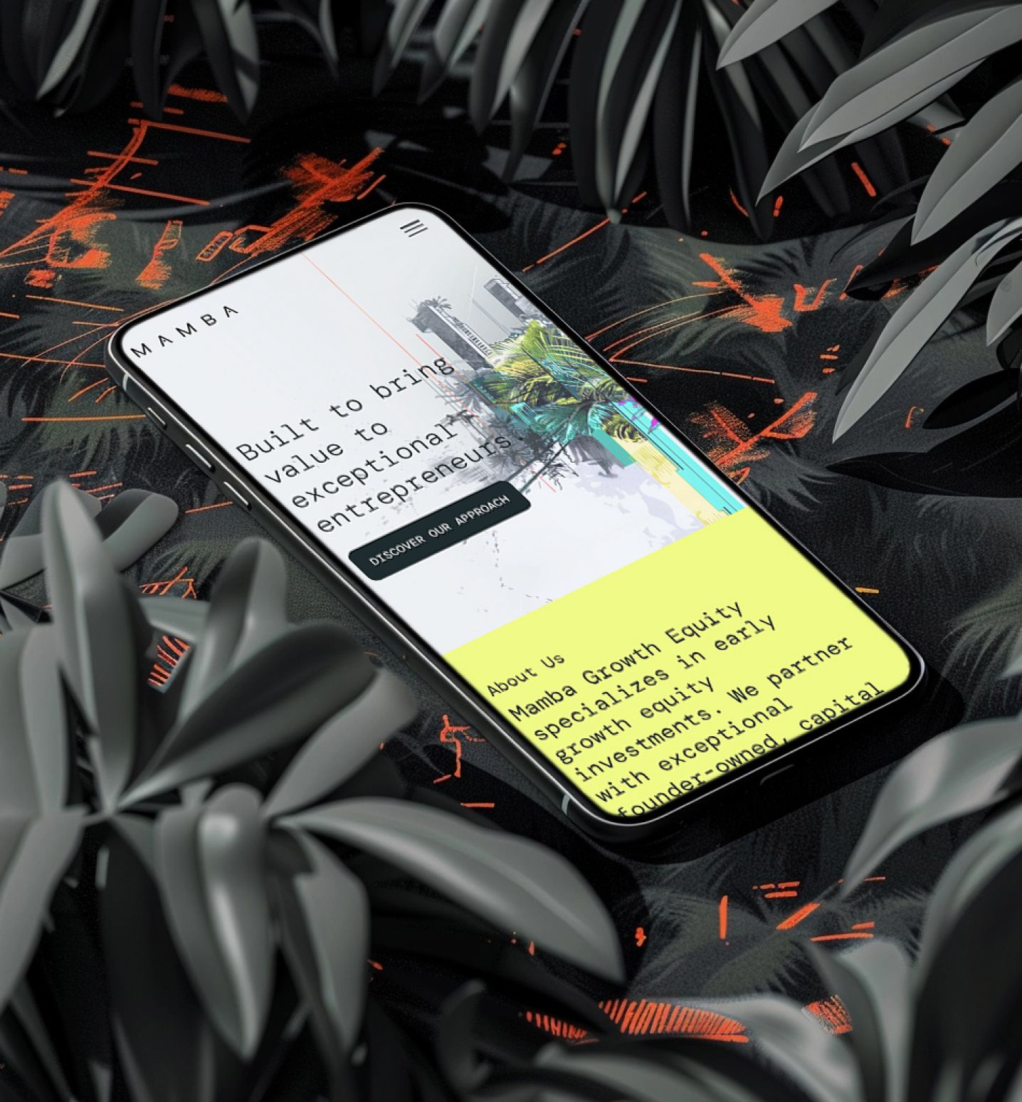 Mamba testimonial mockup
