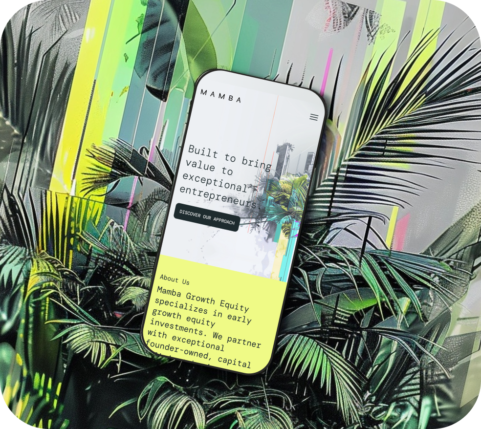 Mamba mobile mockup