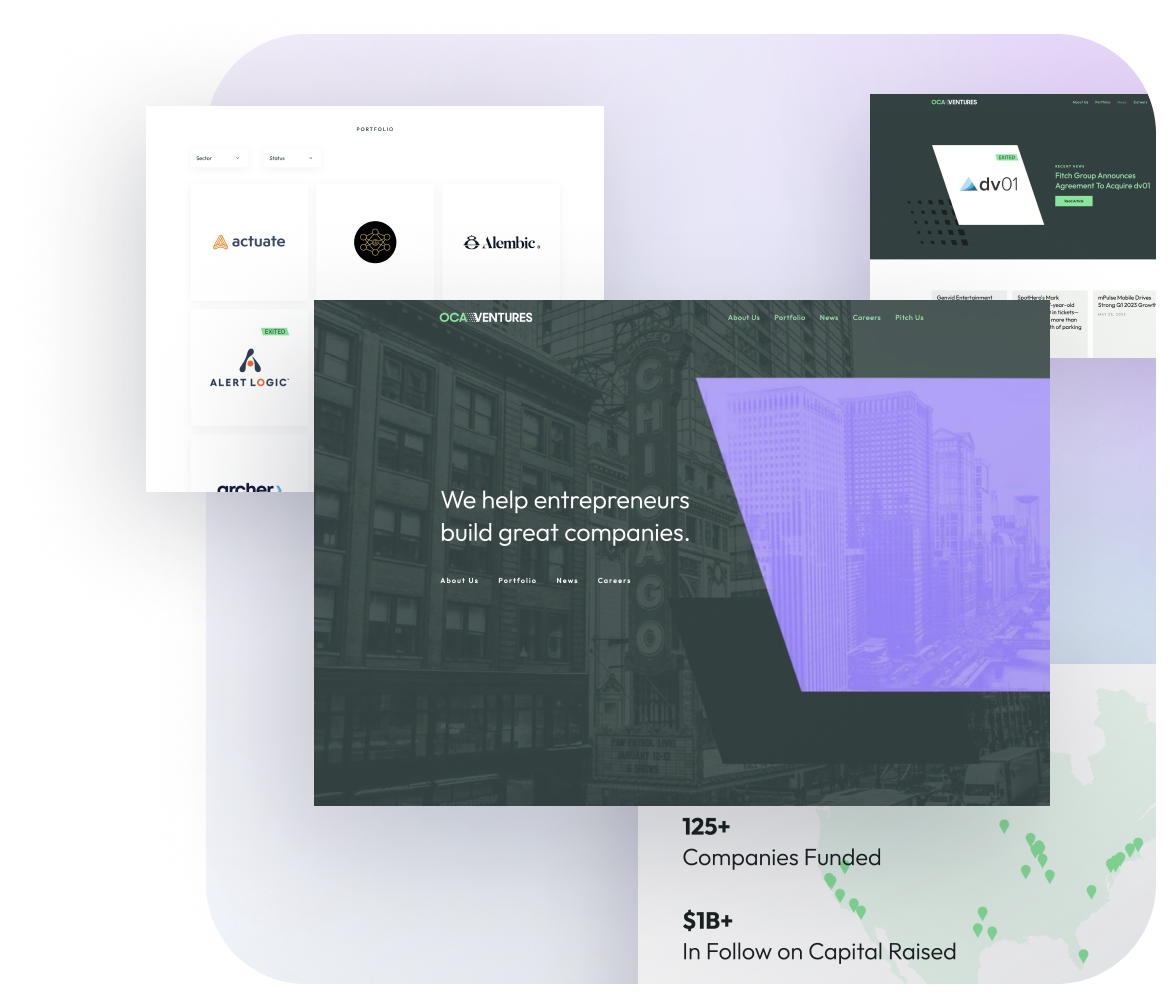 floating websites - OCA Ventures