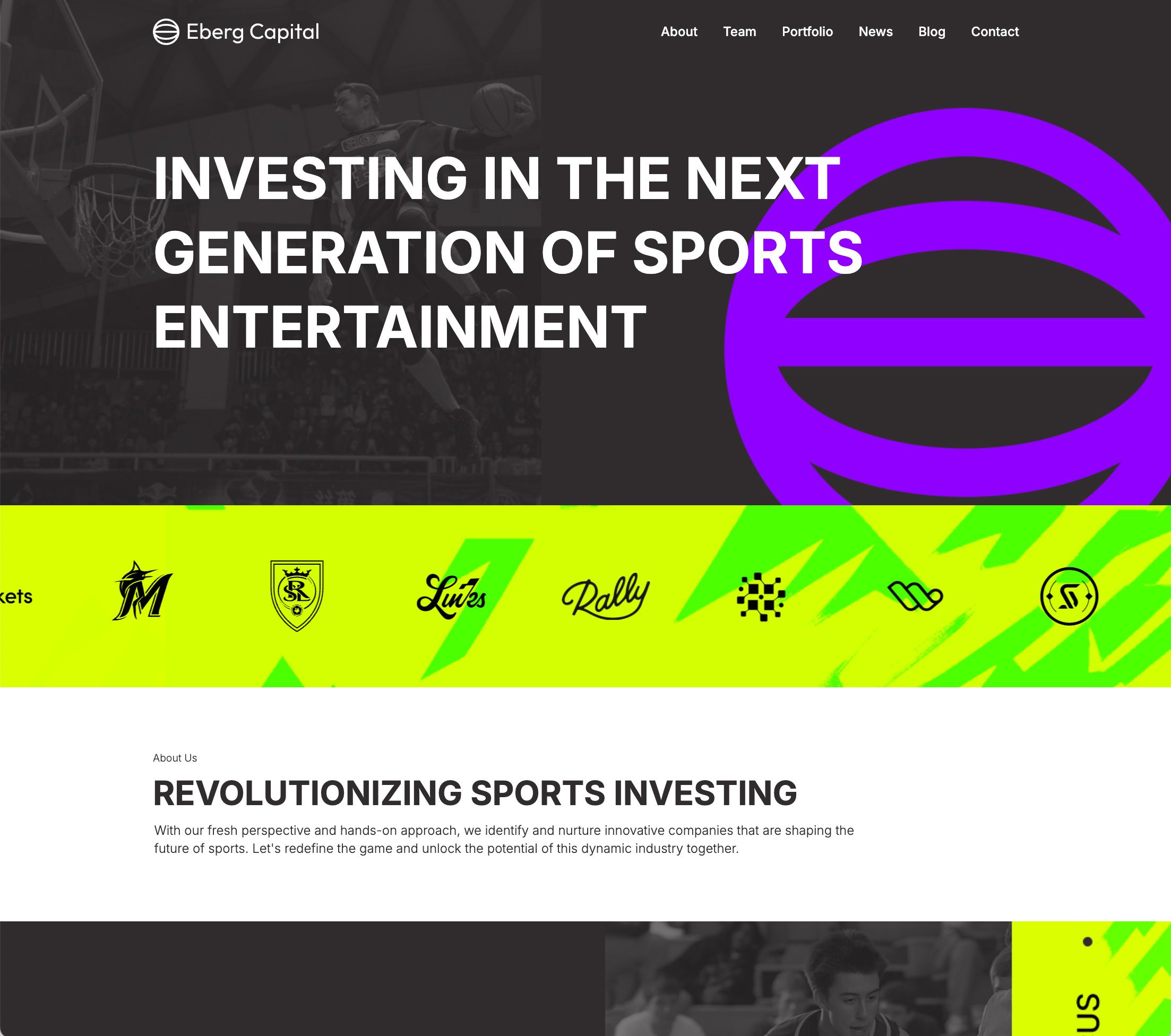 Eberg Capital website