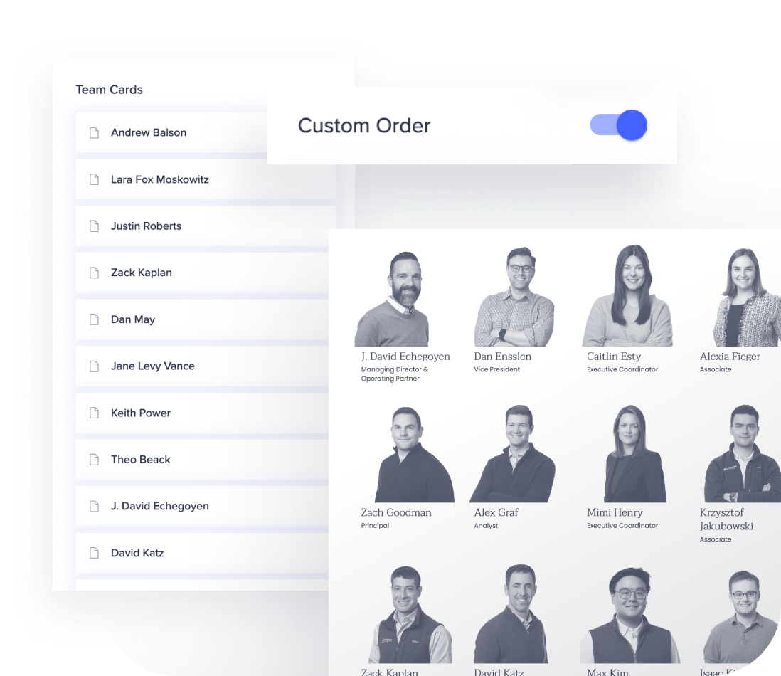Morphic sort interface custom order toggle