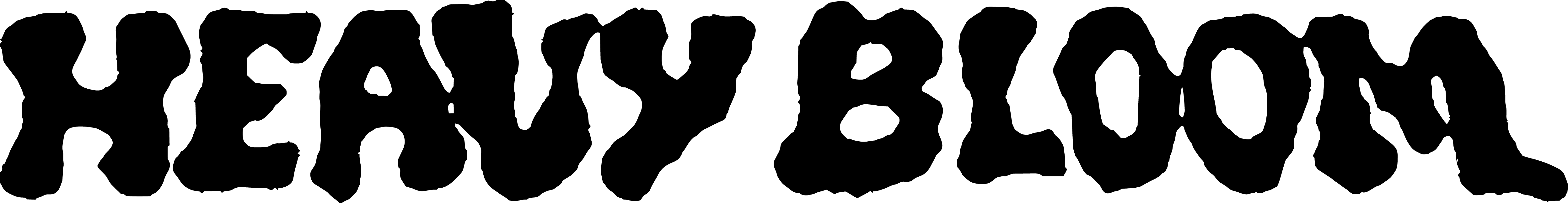 Heavy Bloom's logo by Caden Blessing