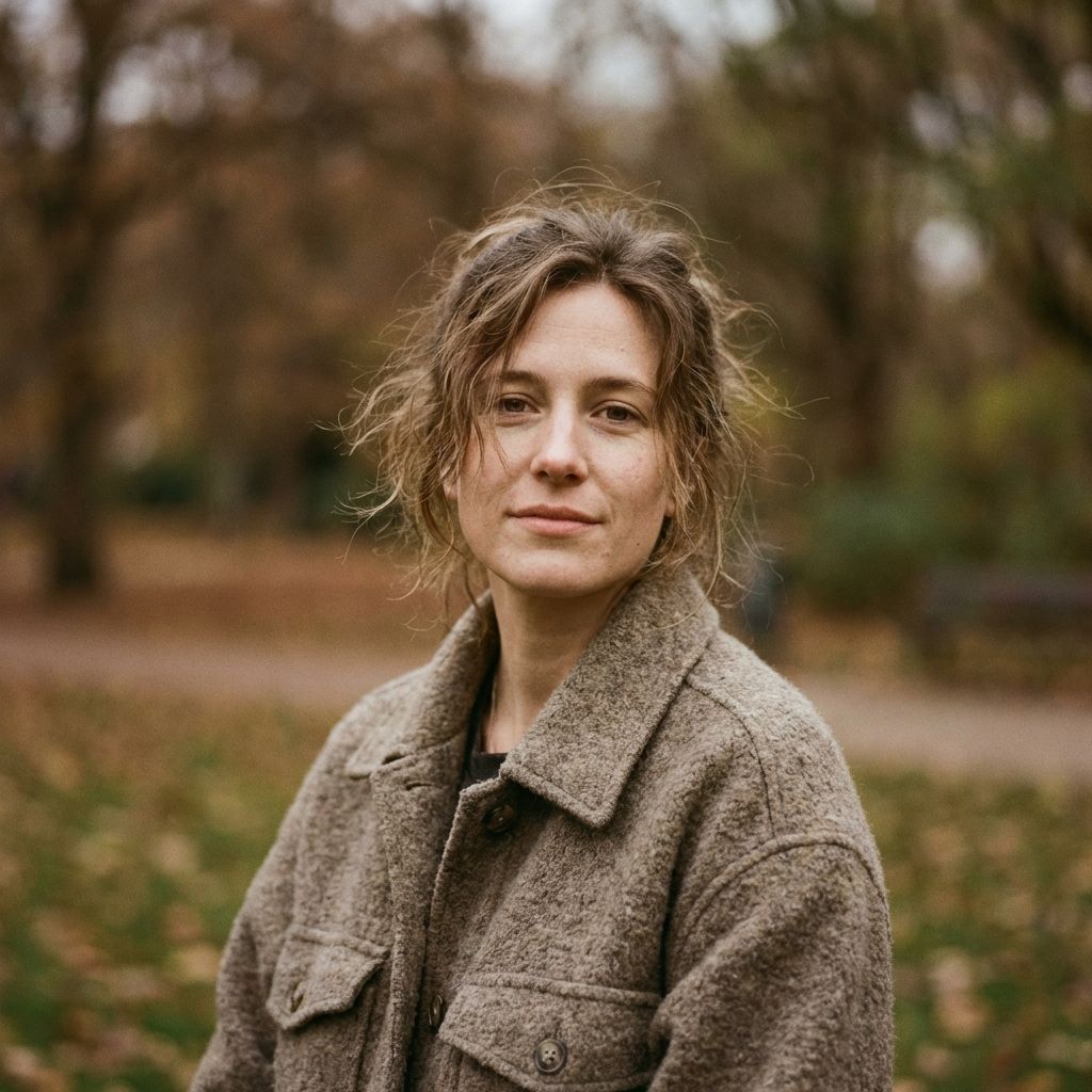 professional headshot outside, blurred background, photorealistic v3
