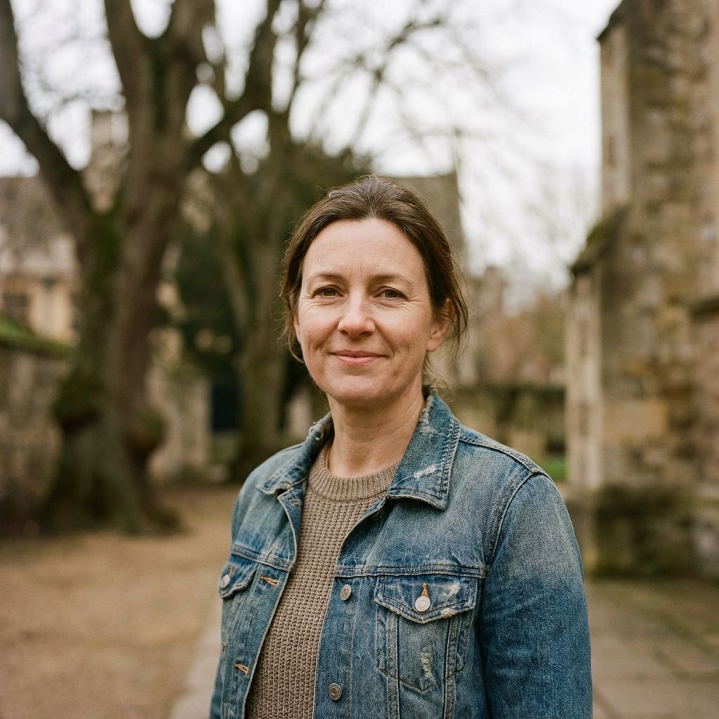 professional headshot outside, blurred background, photorealistic v4