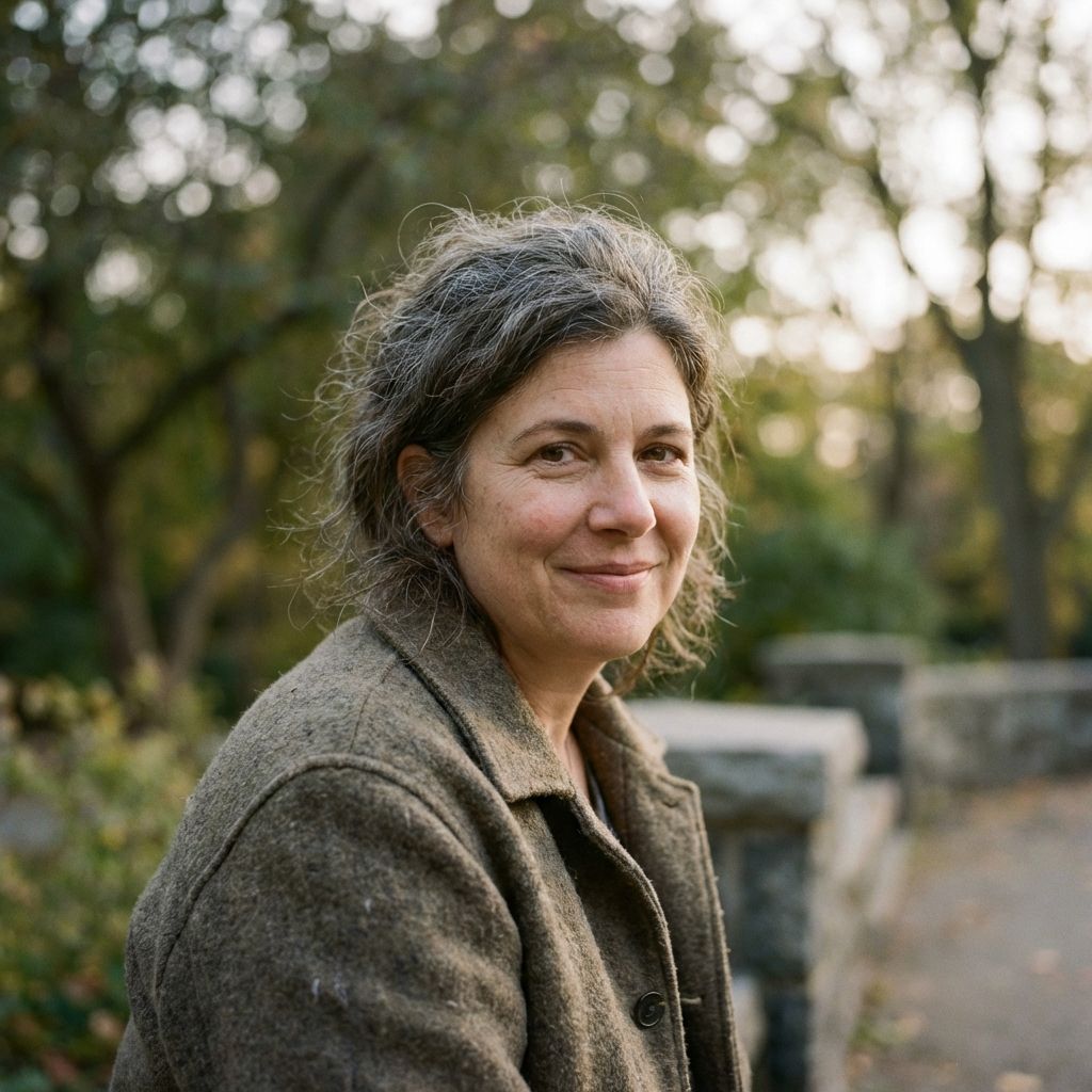 professional headshot outside, blurred background, photorealistic v5